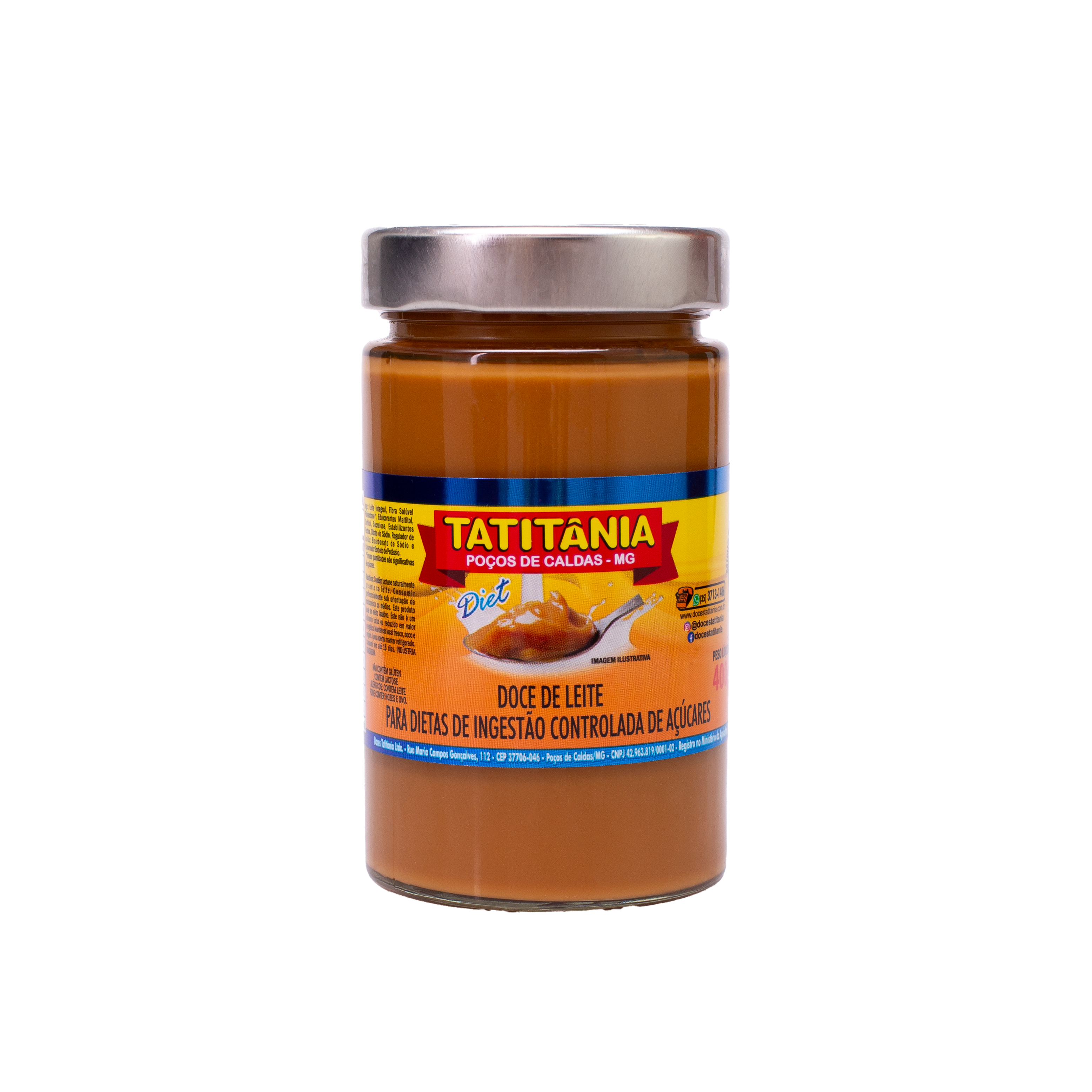 Doce de Leite sem açúcar 400g
